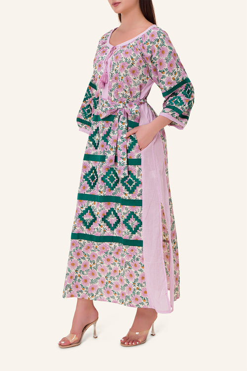 KLEED - 100% Cotton Kaftan Dress