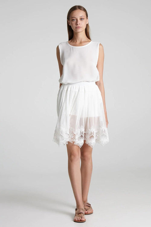 MAURIZIO - Short Silk Skirt - Jolie