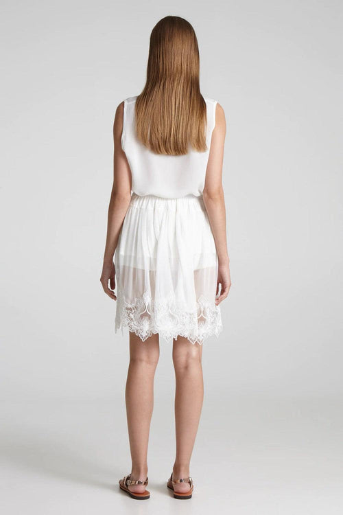 MAURIZIO - Short Silk Skirt - Jolie